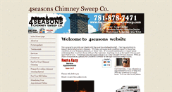 Desktop Screenshot of 4seasonschimneysweep.com